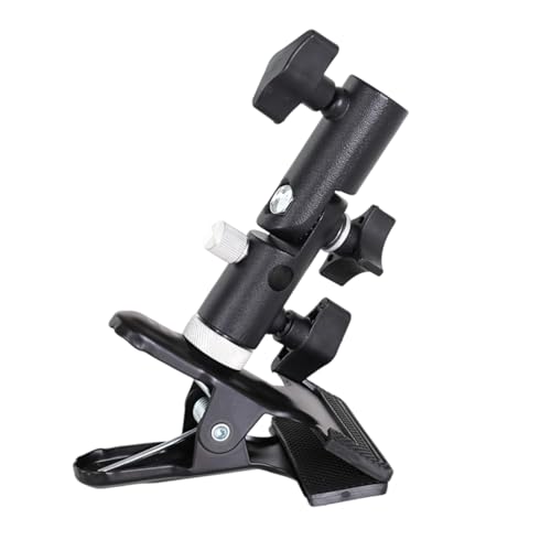 Lichtstativ Halterung Klemme Clip Halter für Fotostudio mit Regenschirmen Reflektoren Halter 1/4 3/8 Schraubadapter Lichtstativ Halterung Klemme Clip Halter für Fotostudio mit Regenschirmen Reflektoren Halter 1/4 3/8 Schraubadapter von GMBYLBY