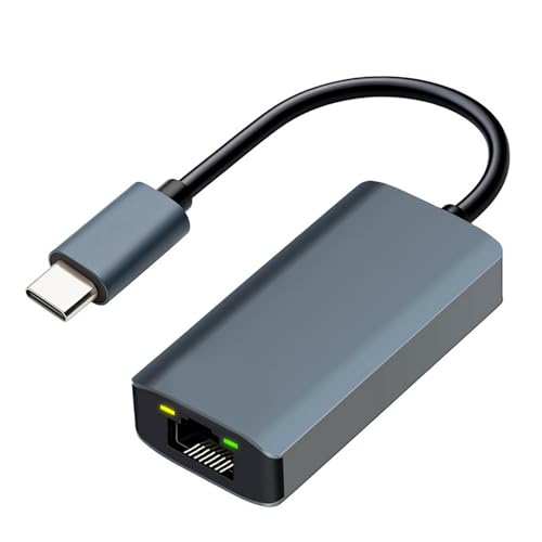 Professioneller Ethernet-Adapter USB Typ C auf RJ45, 5 Gbit/s, mit Wärmeableitung für stabile und lange Nutzung Professioneller Ethernet-Adapter USB Typ C auf RJ45, 5 Gbit/s, mit Wärmeableitung für stabile und lange Nutzung von GMBYLBY