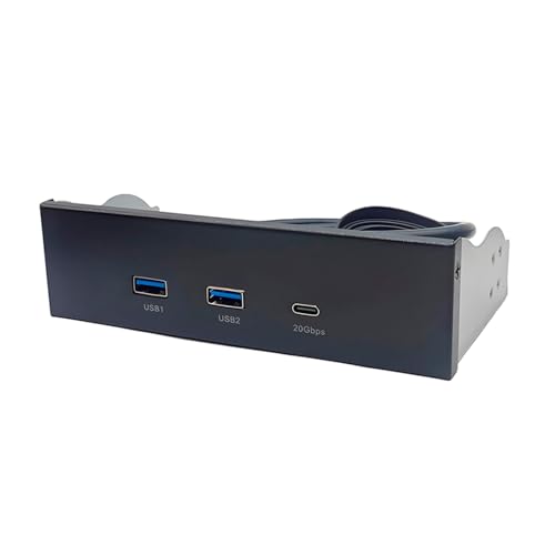 USB3.2- Und Typ C Frontplatte Für 5 25 Zoll Festplattenschild Mit Doppelter USB EIN Port Für PC Desktop Verbessert Die Verbindung USB3.2- Und Typ C Frontplatte Für 5 25 Zoll Festplattenschild Mit Doppelter USB EIN Port Für PC Desktop Verbessert Die Verbindung von GMBYLBY