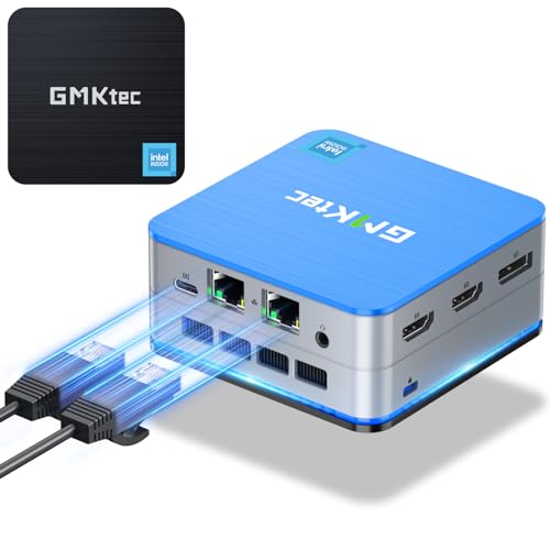 GMKtec G2 Plus Mini-PC, Intel Twin Lake N150 (Upgrade N100, schlägt N100/N95) bis zu 3,6 GHz, Desktop Mini-Computer mit 12 GB LPDDR5 RAM, 256 GB SSD, 3× USB 3.2, WiFi 6, BT 5.2, 2× HDMI, 1× DP,1× RJ45 von GMKtec