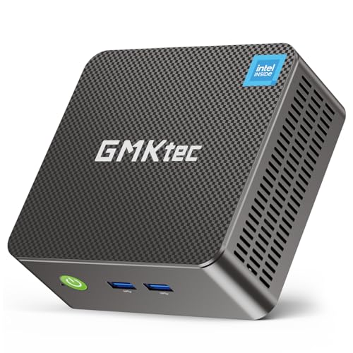 GMKtec G3 Plus Mini-PC, Twin Lake N150 (aufgerüstet N100) 8 GB RAM 256 GB M.2 2280 SSD, Mini-Desktop-Computer unterstützt Windows 11 Pro/Dual HDMI/WiFi6/BT5.2 von GMKtec