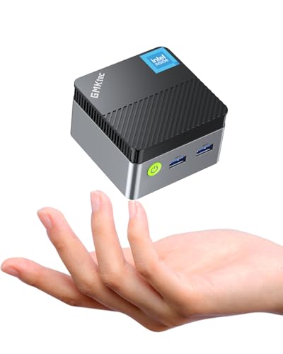 GMKtec Mini PC N97, G5 Kompakt-Desktop-PC, 12. Generation Alder Lake N97 (bis zu 3,60GHz), 12GB DDR5 RAM, 1TB Speicher – Ideal für Büro, Schule und Business-Anwendungen von GMKtec