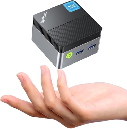 GMKtec Mini PC N97, G5 Kompakt-Desktop-PC, 12. Generation Alder Lake N97 (bis zu 3,60GHz), 12GB DDR5 RAM, 1TB Speicher – Ideal für Büro, Schule und Business-Anwendungen von GMKtec