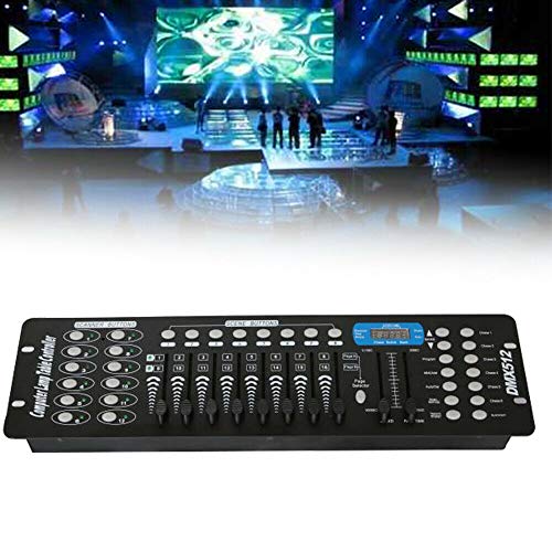 192 Kanäle Steuerpult Beleuchtungskonsole DMX Controller,Drahtlos Konsole,DJ Betreiber Equippment für Hochzeit Performance Par Lichtstrahl Licht Bühne Controller von GMSLuu