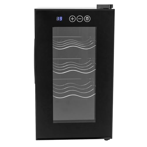 GMSLuu 55W Design Weinkühler für 8 Flasche Weinkühler Getränke-Weinkühler Temperaturbereich von 8-18°C zu Hause Büro Hotel Bar Club aufgestellt GMSLuu 55W Design Weinkühler für 8 Flasche Weinkühler Getränke-Weinkühler Temperaturbereich von 8-18°C zu Hause Büro Hotel Bar Club aufgestellt von GMSLuu