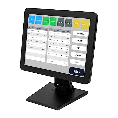 Registrierkasse Kassensystem Finanzamtkonformes Kassensystem Ohne Kassensoftware, integriertem Bondrucker, WiFi, geeignet für die Gastronomie Handel (15 zoll) von GMSLuu