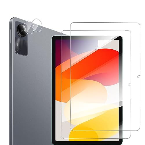 GMUJIAO [2+2 Stück kompatibel mit Xiaomi Redmi Pad SE 11 inch für Displayschutzfolie & Kamera Schutzfolie Linse,HD Displayschutzfolie[9H Härte] von GMUJIAO