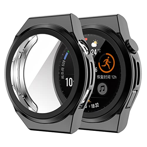 GMUJIAO 2-Stück Hülle für Huawei Watch GT3 SE,Stoßabsorbierende Dünn Designte Schutzhülle,Rundum Schutzhülle HD Ultradünne Schutz Case-Schwarz GMUJIAO 2-Stück Hülle für Huawei Watch GT3 SE,Stoßabsorbierende Dünn Designte Schutzhülle,Rundum Schutzhülle HD Ultradünne Schutz Case-Schwarz von GMUJIAO