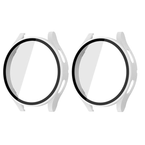 GMUJIAO 2-Stück Hülle für Samsung Galaxy Watch 6 40mm,Hülle Mit Displayschutz,Hard PC Rundum Displayschutz Schutz Case für Samsung Galaxy Watch 6 40mm-Weiß GMUJIAO 2-Stück Hülle für Samsung Galaxy Watch 6 40mm,Hülle Mit Displayschutz,Hard PC Rundum Displayschutz Schutz Case für Samsung Galaxy Watch 6 40mm-Weiß von GMUJIAO