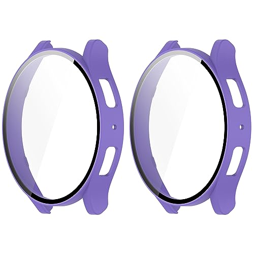 GMUJIAO 2-Stück Hülle für Samsung Galaxy Watch 6 44mm,Hülle Mit Displayschutz,Hard PC Rundum Displayschutz Schutz Case für Samsung Galaxy Watch 6 44mm-Lila GMUJIAO 2-Stück Hülle für Samsung Galaxy Watch 6 44mm,Hülle Mit Displayschutz,Hard PC Rundum Displayschutz Schutz Case für Samsung Galaxy Watch 6 44mm-Lila von GMUJIAO