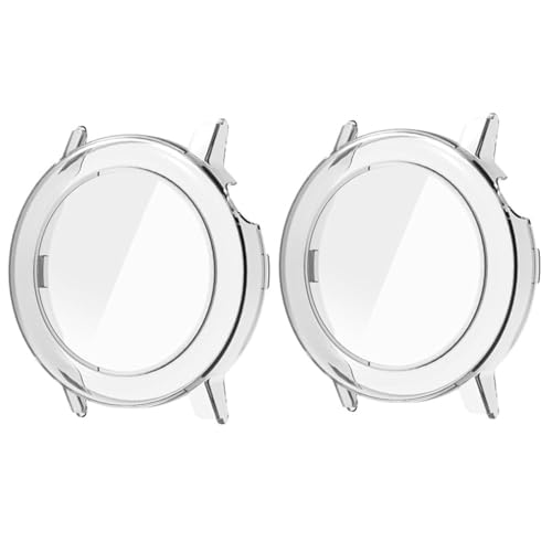 GMUJIAO [2 Stück kompatibel mit CMF Watch Pro 2 für Hülle,Hülle Mit Displayschutz,Hard PC Rundum Displayschutz Schutz Case für CMF Watch Pro 2-Transparent von GMUJIAO