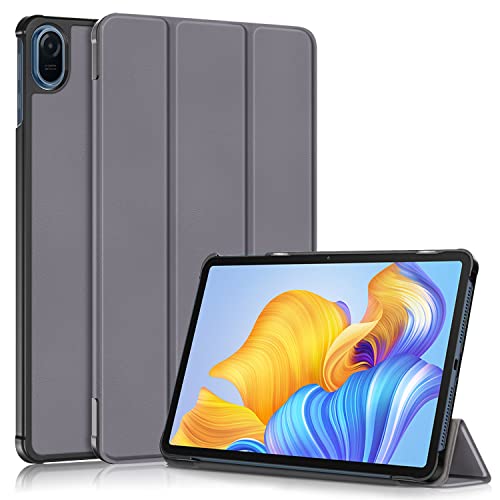 GMUJIAO Hülle Kompatibel mit Honor Pad 8 12 inch,Standfunktion Schlanke PU Leder Telefontasche mit Dreifachem Standfuß [Sturzsicher]-Grau von GMUJIAO