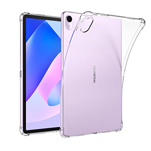 GMUJIAO Hülle Kompatibel mit Huawei MatePad 11 (2023) 11 inch,Silikon Weiches Leder TPU Stoßfest Leichtes Gehäuse-Transparent von GMUJIAO
