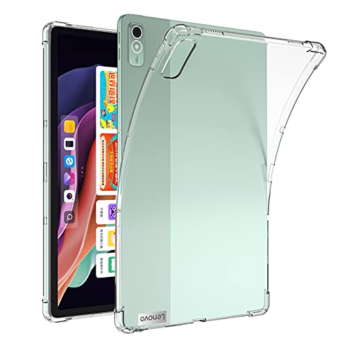 GMUJIAO Hülle Kompatibel mit Lenovo Tab P11 Gen 2 11.5 inch,Silikon Weiches Leder TPU Stoßfest Leichtes Gehäuse-Transparent von GMUJIAO