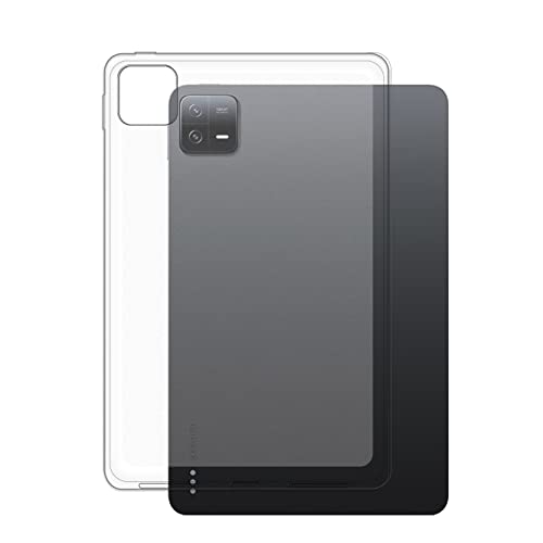 GMUJIAO Hülle Kompatibel mit Xiaomi Pad 6/6 Pro 11 inch,Silikon Weiches Leder TPU Stoßfest Leichtes Gehäuse-Mattiert Transparent von GMUJIAO