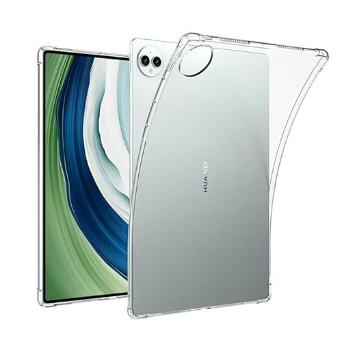GMUJIAO Kompatibel mit Huawei MatePad Pro 13.2 inch 2023 für Hülle,Silikon Weiches Leder TPU Stoßfest Leichtes Gehäuse-Transparent von GMUJIAO