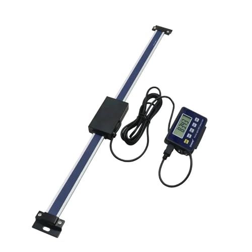 Digitale lineare Skala genau 0-500mm Anzeige Digitale Lineare Skala Mit LCD Display Basis Externe Display Lineal Digital Anzeige Remote Display für Fräsmaschinen, Drehmaschinen, Montagezubehör von GMUME
