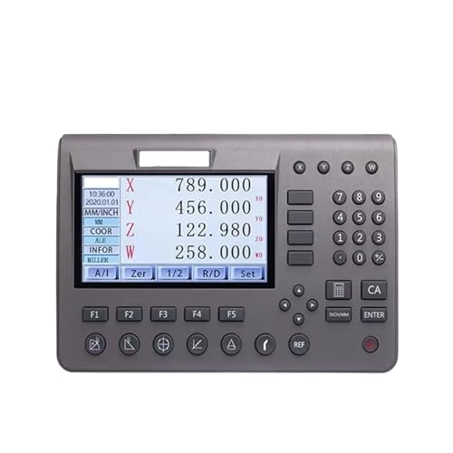 Digitale lineare Skala genau 4 achsen DRO Kits LCD Digital Anzeige Display Set for Linear Waagen Encoder Gitter Lineal Drehmaschine Fräsen Werkzeuge SDS200 für Fräsmaschinen, Drehmaschinen, Montagezub Digitale lineare Skala genau 4 achsen DRO Kits LCD Digital Anzeige Display Set for Linear Waagen Encoder Gitter Lineal Drehmaschine Fräsen Werkzeuge SDS200 für Fräsmaschinen, Drehmaschinen, Montagezub von GMUME