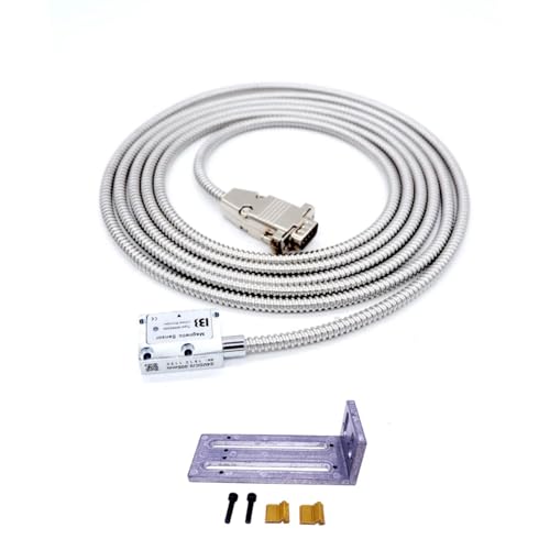 Digitale lineare Skala genau Hochpräziser Fräs-/Drehmaschinen-Schleifgerät DRO mit magnetischer Skala, 5 V, 0,005 mm, magnetischer Linear-Encoder für Fräsmaschinen, Drehmaschinen, Montagezubehör(MSR50 von GMUME