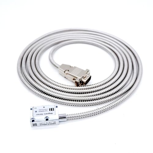 Digitale lineare Skala genau Hochpräziser Fräs-/Drehmaschinen-Schleifgerät DRO mit magnetischer Skala, 5 V, 0,005 mm, magnetischer Linear-Encoder für Fräsmaschinen, Drehmaschinen, Montagezubehör(MSR50 von GMUME
