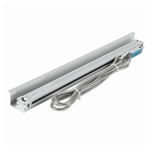 Digitale lineare Skala genau Hochpräziser linearer Maßstab, 5 Mikron, linearer Encoder, 100150200250300350400450500mm, optisches lineares Lineal für Fräsmaschinen, Drehmaschinen, Montagezubehör(100mm) von GMUME