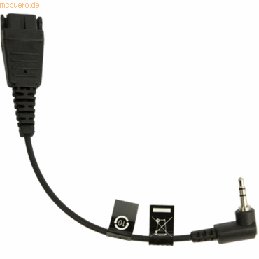 GN Audio Germany JABRA Anschlusskabel QD auf 3,5 mm Klinke f. Blackber GN Audio Germany JABRA Anschlusskabel QD auf 3,5 mm Klinke f. Blackber von GN Audio Germany