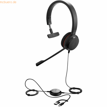 GN Audio Germany JABRA Evolve 20, USB C/A MS Mono von GN Audio Germany