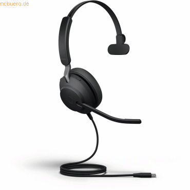 GN Audio Germany JABRA Evolve2 40 SE USB-C monaural UC black von GN Audio Germany