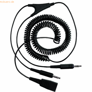 GN Audio Germany JABRA Soundcard-Kabel QD auf 2x 3,5mm Klinke (2,0m, s von GN Audio Germany