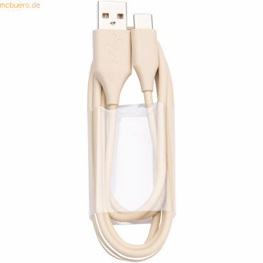 GN Audio Germany Jabra Evolve2 USB Cable USB-A / USB-C beige 1,2m von GN Audio Germany