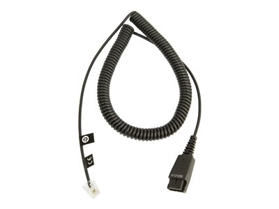 JABRA QD Cord to RJ10 coiled 0.5-2m JABRA QD Cord to RJ10 coiled 0.5-2m von GN Netcom