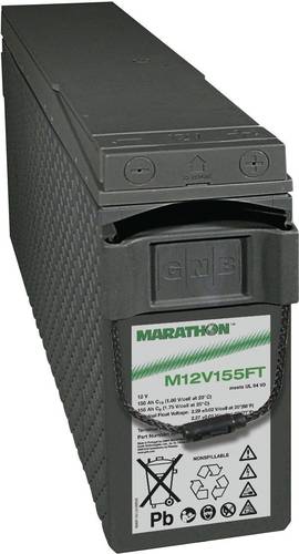 GNB Marathon EXIM12V155FTV0 NAMF120155VM0FB Bleiakku 12V 150Ah Blei-Vlies (AGM) (B x H x T) 124 x 28 von GNB Marathon