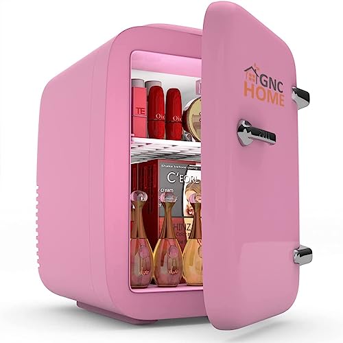 GNCHome Mini-Kühlschrank, Rosa, 4 l, Make-up-Kühlschrank, Mini-Kühlschrank für Zimmer, Kosmetik-Kühlschrank, Kühl- und Wärmefunktion, Auto-Kühlschrank, Skincare GNCHome Mini-Kühlschrank, Rosa, 4 l, Make-up-Kühlschrank, Mini-Kühlschrank für Zimmer, Kosmetik-Kühlschrank, Kühl- und Wärmefunktion, Auto-Kühlschrank, Skincare von GNCHome