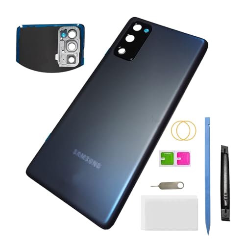 S20 FE Ersatz-Akkudeckel für Samsung Galaxy S20 FE G781 16,5 cm (6,5 Zoll), Marineblau / Schwarz von GNLKYZWV
