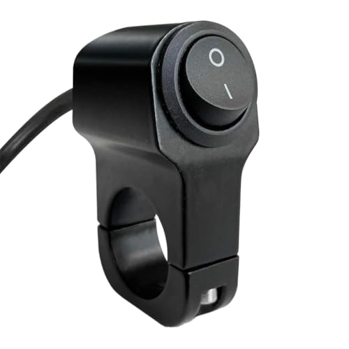 7/8in Universal Motorcycle -Lenker -Scheinwerfer Ein/Aus -Schalter Lichtknopf Aluminium wasserdicht 7/8in Universal Motorcycle -Lenker -Scheinwerfer Ein/Aus -Schalter Lichtknopf Aluminium wasserdicht von GNOVIATL