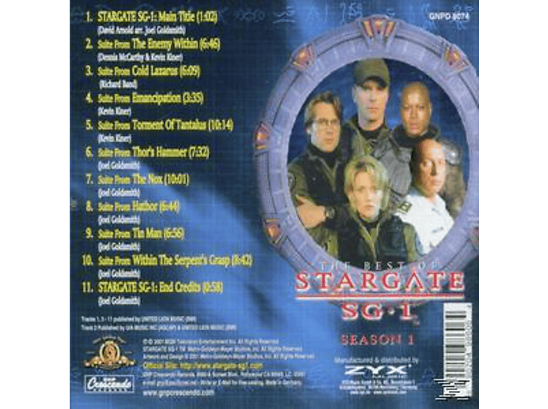 VARIOUS, OST/VARIOUS - The Best Of Stargate Sg 1 (CD) von GNP