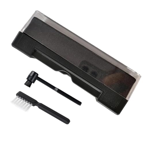 GNURBDILFO 3-Teiliges Schallplatten-Reinigungsbürsten-Reiniger-Set für Vinyl-Schallplatten, Reinigungsbürste, Staubentfernungsset, Reinigungsbürsten-Set von GNURBDILFO