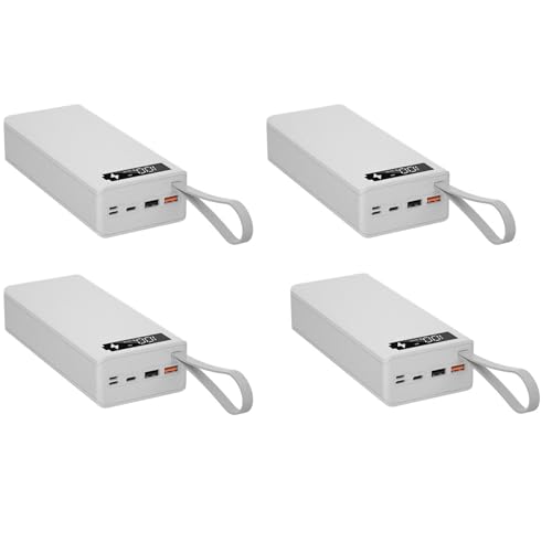 GNURBDILFO 4Stück 16X18650 Aufbewahrung Box PD QC3.0 Schnell Ladung DIY Power Bank Box HüLle 18650 Halter Box von GNURBDILFO