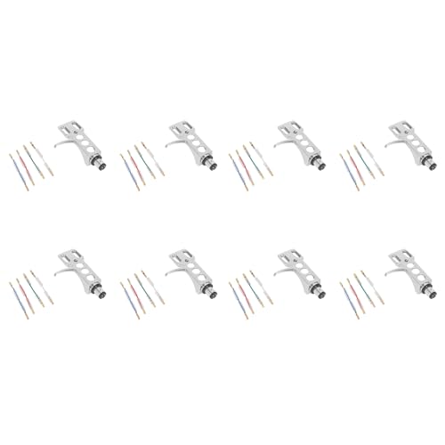 GNURBDILFO 8X Universal LP Plattenspieler Phono Drehscheibe Kopfschale 4-Pin Aluminium Legierung mit OFC Leadwires für Platten Spieler mit Direktantrieb GNURBDILFO 8X Universal LP Plattenspieler Phono Drehscheibe Kopfschale 4-Pin Aluminium Legierung mit OFC Leadwires für Platten Spieler mit Direktantrieb von GNURBDILFO