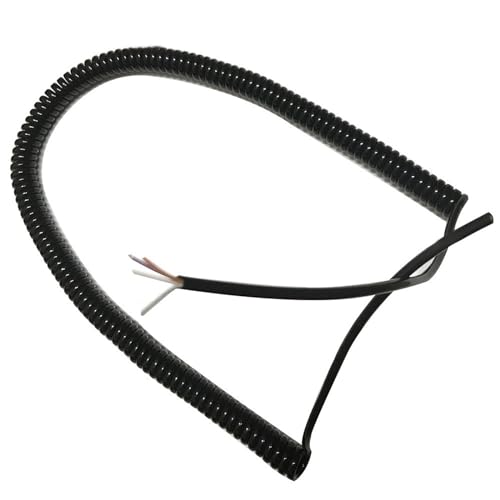spiralförmige Spritzfeder um das Kabel, 2-adriges 3-adriges Teleskop-Signalleitungs-Federkabel, 0,2 mm quadratisches mehradriges Spiralkabel aus Kupferkern, schwarzes Federspiralkabel(2 core 0.2mm squ spiralförmige Spritzfeder um das Kabel, 2-adriges 3-adriges Teleskop-Signalleitungs-Federkabel, 0,2 mm quadratisches mehradriges Spiralkabel aus Kupferkern, schwarzes Federspiralkabel(2 core 0.2mm squ von GNYVZXPLQ