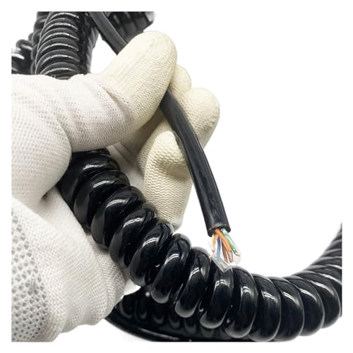 spiralförmige Spritzfeder um das Kabel, 8-adriges Federnetzwerkkabel, Sensor-Teleskopdraht, Twisted Pair-Spiraldraht, Aluminiumfolienschirm, Verlängerungskabel, Spiralverlängerung(Strecth 10 Meter) spiralförmige Spritzfeder um das Kabel, 8-adriges Federnetzwerkkabel, Sensor-Teleskopdraht, Twisted Pair-Spiraldraht, Aluminiumfolienschirm, Verlängerungskabel, Spiralverlängerung(Strecth 10 Meter) von GNYVZXPLQ