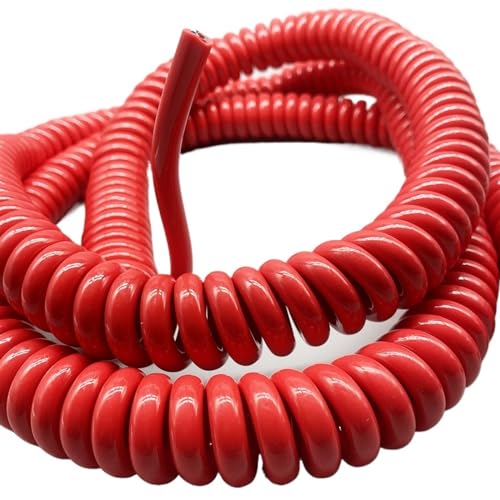 spiralförmige Spritzfeder um das Kabel, Große Maschinenausrüstung Federkurvendraht Automobil-Sensorkabel Lange Teleskopfeder Spiraldraht-Spiralverlängerung(Stretch 10 Meter) von GNYVZXPLQ