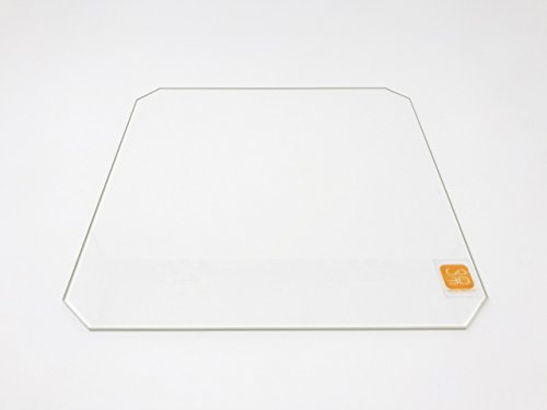 Borosilikatglasplatte, 220 mm x 220 mm, Eckschnitt für MK2 MK3 Heizbett 3D-Drucker von GO-3D PRINT