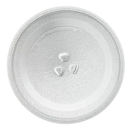 Universeller Glas-Mikrowellenteller 24.5cm Ersatz, mit 3 Fixiernuten für sicheren Halt, geeignet für Mikrowellenherd, Ersatzteller für Drehteller in der Mikrowelle Universeller Glas-Mikrowellenteller 24.5cm Ersatz, mit 3 Fixiernuten für sicheren Halt, geeignet für Mikrowellenherd, Ersatzteller für Drehteller in der Mikrowelle von GOBIWM