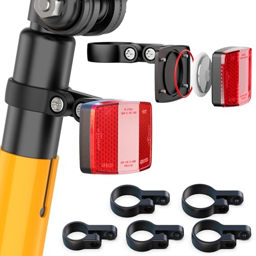 GOCII Versteckte Airtag-Halterung, Stealthy Apple Airtag Hülle mit Reflektoren - Anti-Diebstahl-Halterung für Mountainbikes, E-Bikes und Roller - GPS Tracker Lösung GOCII Versteckte Airtag-Halterung, Stealthy Apple Airtag Hülle mit Reflektoren - Anti-Diebstahl-Halterung für Mountainbikes, E-Bikes und Roller - GPS Tracker Lösung von GOCII