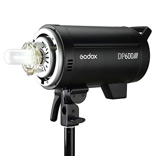 GODOX DP600III Flash Studio Strobo GN80, integriert GODOX 2.4G Wireless X Flash System mit Bowens Mount, 600Ws Flash Studio Professional Stroboskop Monolight mit Modellbaulampe 150W, Unbekannt GODOX DP600III Flash Studio Strobo GN80, integriert GODOX 2.4G Wireless X Flash System mit Bowens Mount, 600Ws Flash Studio Professional Stroboskop Monolight mit Modellbaulampe 150W, Unbekannt von Godox