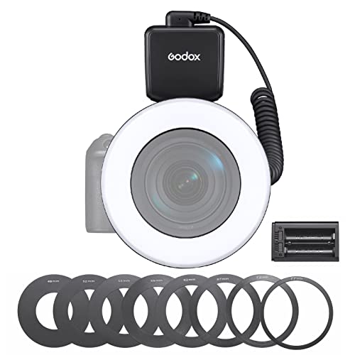 GODOX RING72 Makro LED Videoleuchte Professionelle Fotografie Fülllicht 72PCS LED Bead Farbtemperatur 5600K 10 Helligkeitsstufen Einstellbar mit 49mm-77mm Adapterring GODOX RING72 Makro LED Videoleuchte Professionelle Fotografie Fülllicht 72PCS LED Bead Farbtemperatur 5600K 10 Helligkeitsstufen Einstellbar mit 49mm-77mm Adapterring von Godox
