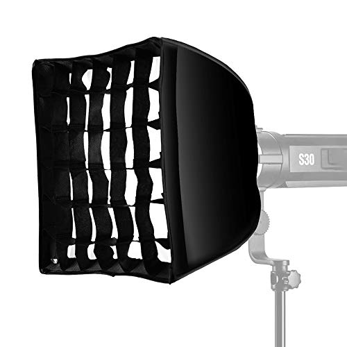 GODOX SA-30 30cm x 30cm Softbox mit Gitter für S30 LED Fokussierlicht (SA30) von GODOX