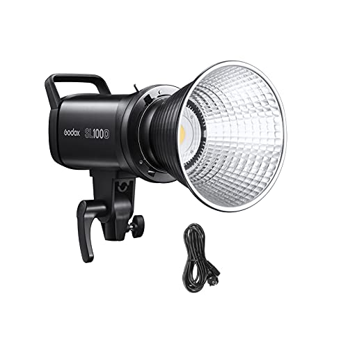 GODOX SL100D Kompakte LED-Videoleuchte Fotografie-Aufhelllicht 100W 5600K 8 Eingebaute FX-Beleuchtungseffekte CRI96 + TLCI97 + Bowens Support Support APP / 2.4G Wireless/Eingebaute Steuerung GODOX SL100D Kompakte LED-Videoleuchte Fotografie-Aufhelllicht 100W 5600K 8 Eingebaute FX-Beleuchtungseffekte CRI96 + TLCI97 + Bowens Support Support APP / 2.4G Wireless/Eingebaute Steuerung von Godox