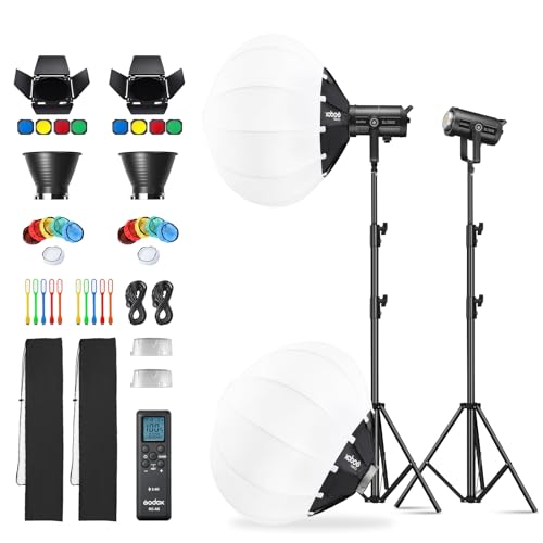 Godox SL150III SL-150III LED Studioleuchte Bowens Mount Kit für Studioaufnahmen,Video Location und Porträtfotografie mit BD-04 von GODOX